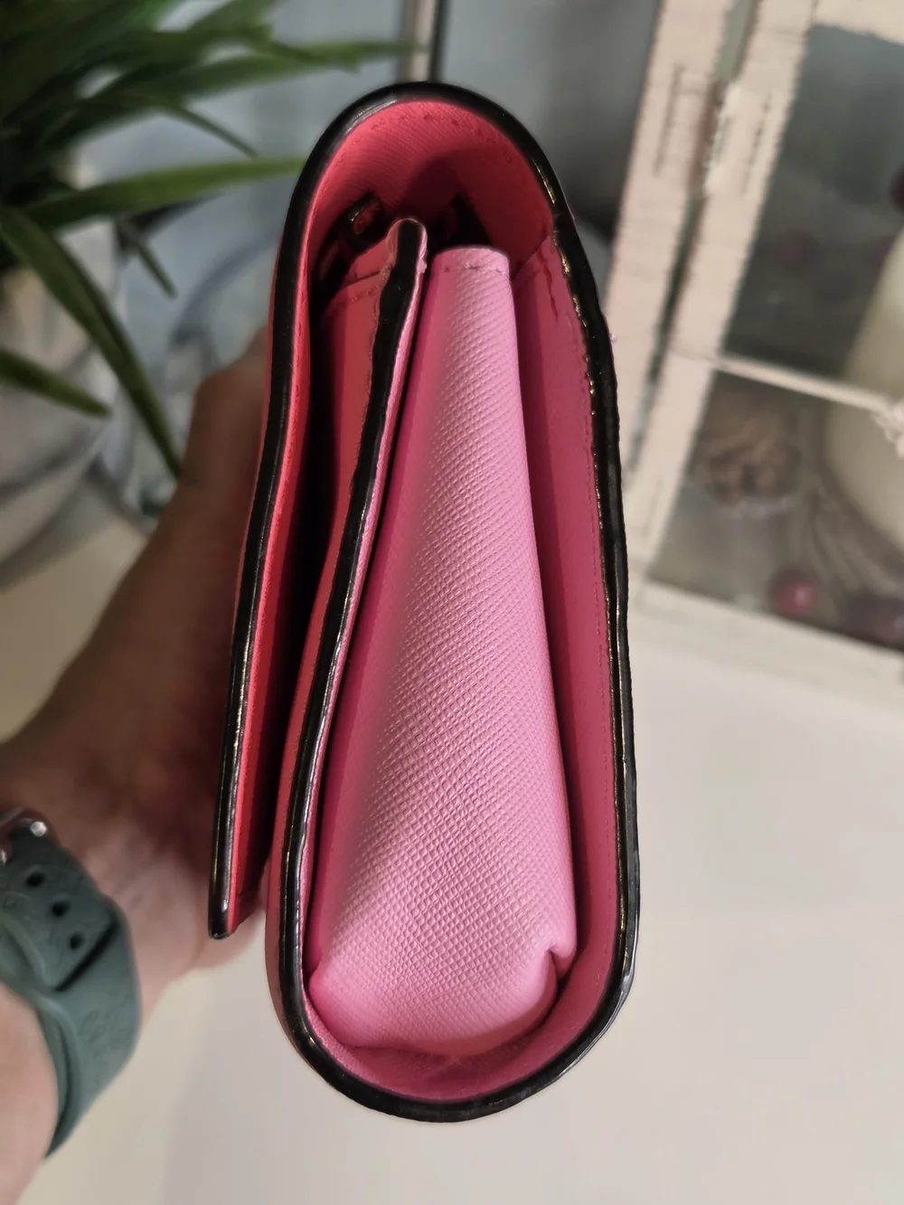 Kate Spade Pink Bi-Color Clutch